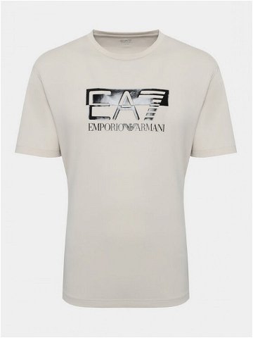 EA7 Emporio Armani T-Shirt 6RPT81 PJM9Z 1716 Stříbrná Regular Fit