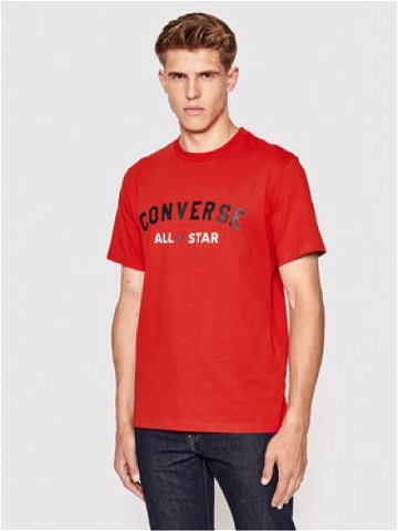 Converse T-Shirt All Varsity Graphic 10023260-A05 Červená Standard Fit