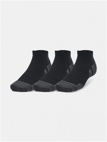 Sada tří párů pánských ponožek v černo barvě Under Armour UA Performance Tech 3pk Low