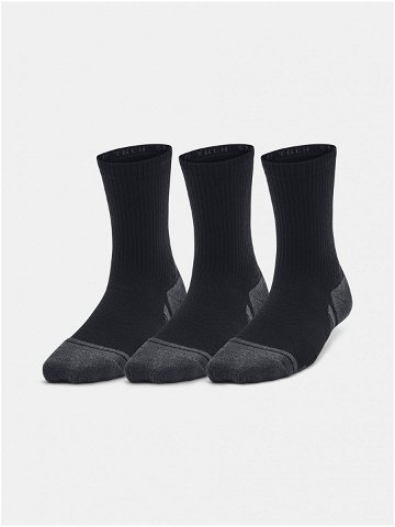 Sada tří klučičích ponožek v černé barvě Under Armour Perform