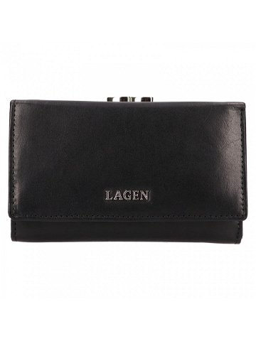 Dámská kožená peněženka Lagen Jarie – černá