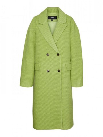 Vero Moda Curve Vlněný kabát 10296650 Zelená Regular Fit