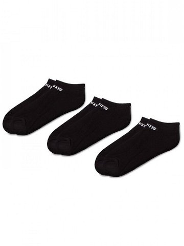Vans Sada 3 párů dámských nízkých ponožek Classic Kick VN000XSXBLK Černá