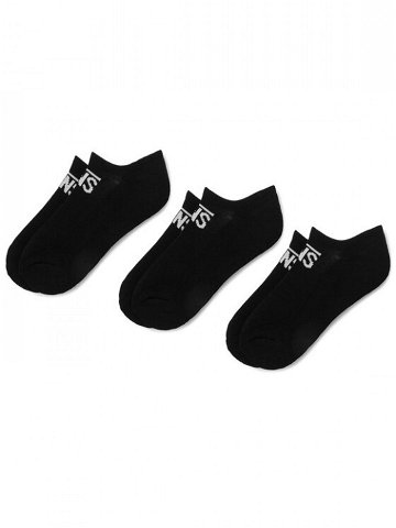 Vans Sada 3 párů dámských vysokých ponožek Classic Kick VN000XNRBLK Černá