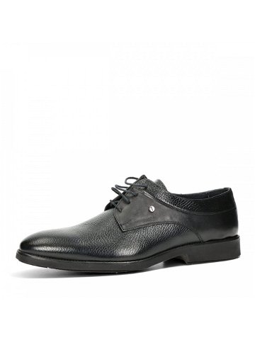 Robel pánské kožené společenské boty – černé – 45