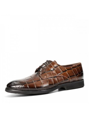 Robel pánské kožené společenské boty – hnědé – 45