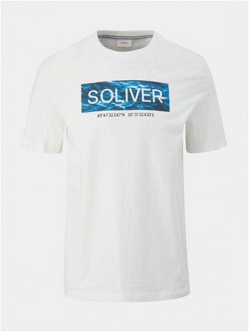 S Oliver T-Shirt 2135685 Bílá Regular Fit