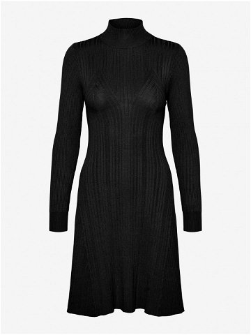 Černé dámské svetrové šaty VERO MODA Sally