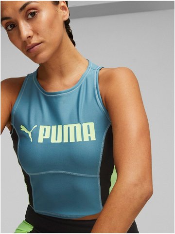 Modrý dámský sportovní top Puma Fit Eversculpt
