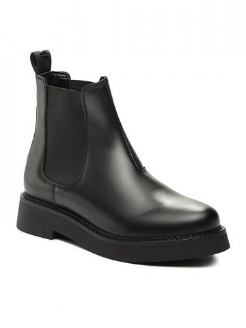 Tommy Jeans Kotníková obuv s elastickým prvkem Tjw Chelsea Flat Boot EN0EN02311 Černá