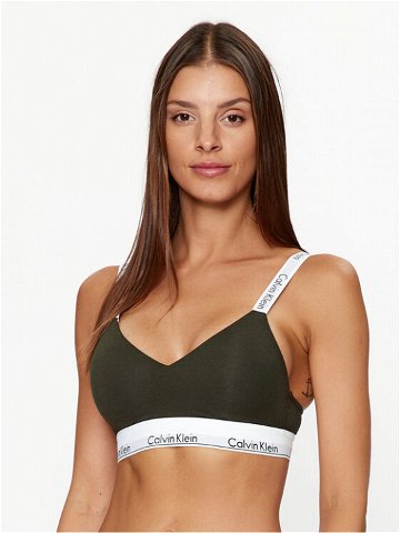 Calvin Klein Underwear Podprsenka bez kostic 000QF7059E Zelená