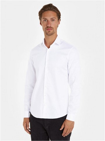 Calvin Klein Košile K10K108426 Bílá Slim Fit