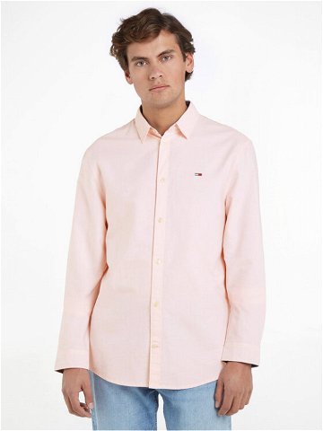 Tommy Jeans Košile DM0DM15408 Růžová Classic Fit