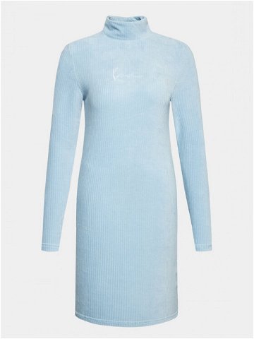 Karl Kani Každodenní šaty Small Signature Corduroy 6160788 Modrá Regular Fit