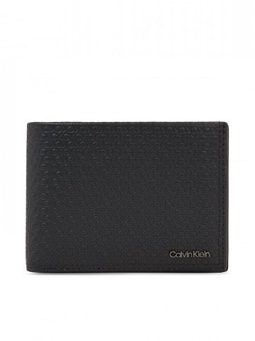 Calvin Klein Pánská peněženka Minimalism Trifold 10Cc W Coin K50K510902 Černá