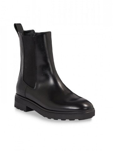 Calvin Klein Kotníková obuv s elastickým prvkem Cleat Chelsea Boot – Epi Mn Mx HW0HW01699 Černá
