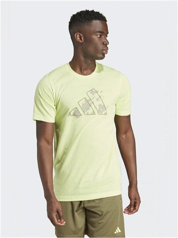 Adidas T-Shirt Train Essentials Seasonal Training Graphic IJ9602 Žlutá Regular Fit