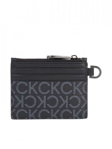 Calvin Klein Pouzdro na kreditní karty Subtle Mono 6Cc Holder W Zip K50K509236 Černá