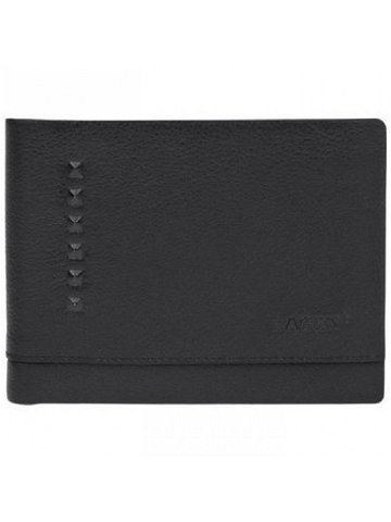 Lagen V-29 černá pánská kožená peněženka Peněženky Černá