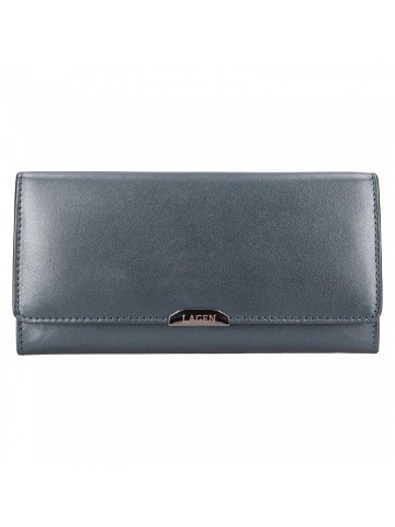 Malá dámská kožená peněženka Lagen Silesis – šedá