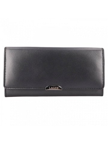 Malá dámská kožená peněženka Lagen Silesis – černá