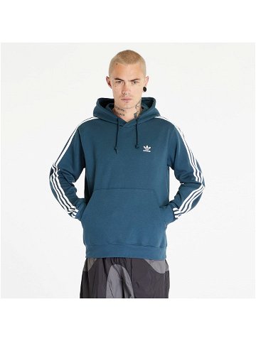 Adidas Originals 3-Stripes Fleece Hoodie Forest Green