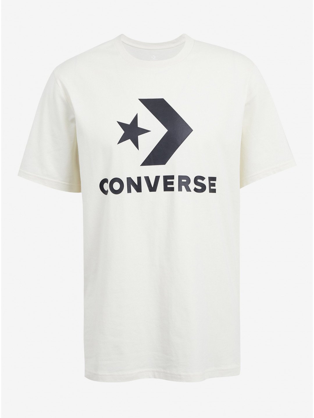 Krémové unisex tričko Converse Go-To Star Chevron