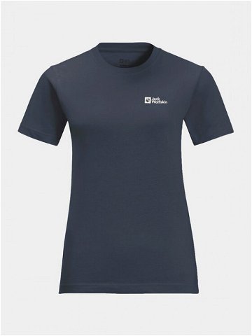 Jack Wolfskin T-Shirt Essential T 1808352 Tmavomodrá Regular Fit