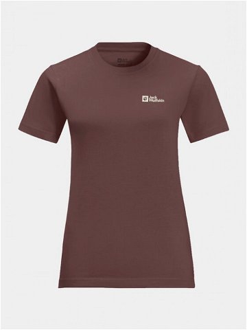 Jack Wolfskin T-Shirt Essential T 1808352 Fialová Regular Fit