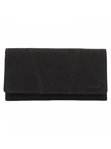 Dámská kožená peněženka Lagen Virag – černá