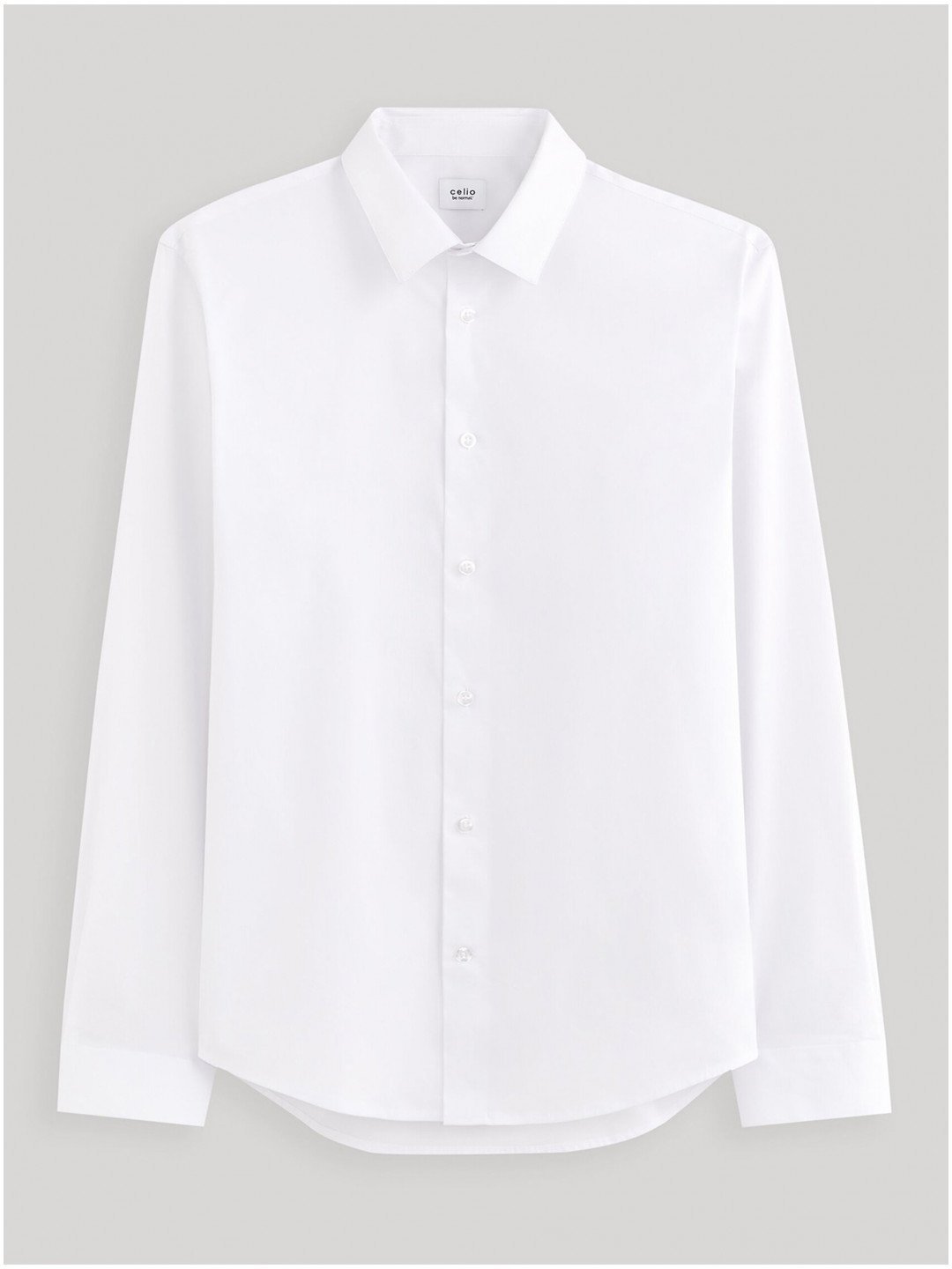 Bílá pánská košile Celio Masantalrg