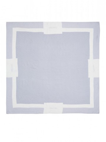 Calvin Klein Šátek Geo Minimal Scarf 130X130 K60K610227 Modrá