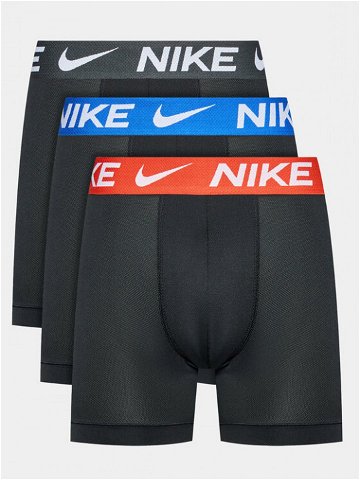 Nike Sada 3 kusů boxerek 0000KE1225 Černá