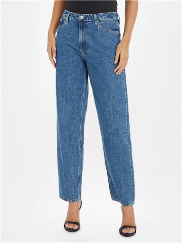 Calvin Klein Jeans Jeansy 90 s J20J221680 Tmavomodrá Straight Fit