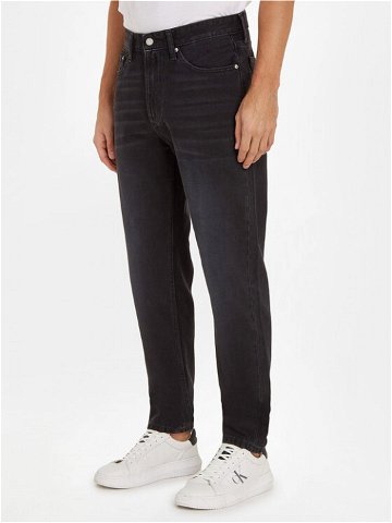 Calvin Klein Jeans Jeansy J30J323358 Černá Tapered Fit