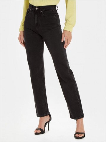 Calvin Klein Jeans Jeansy J20J221243 Černá Straight Fit
