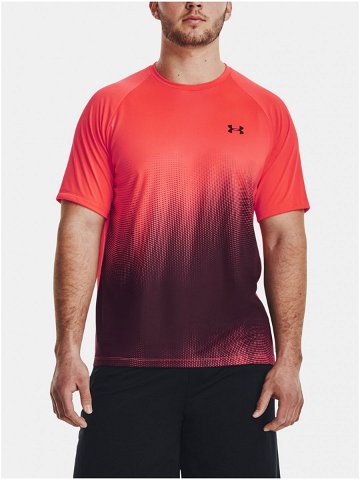 Červené sportovní tričko Under Armour UA Tech Fade SS