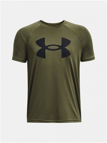 Khaki sportovní tričko Under Armour UA Tech Big Logo SS