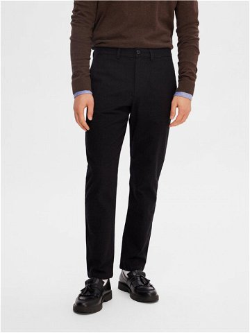 Selected Homme Chino kalhoty 16090139 Černá Slim Fit