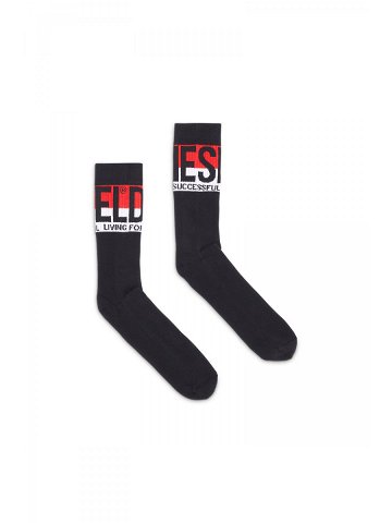 Ponožky diesel skm-ray socks černá m