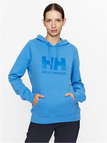 Helly Hansen Mikina Logo 33978 Modrá Regular Fit
