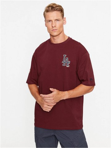 New Era T-Shirt Large Logo 60416324 Červená Regular Fit