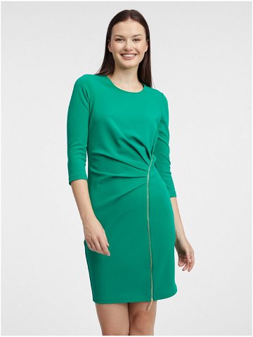 Zelené dámské pouzdrové šaty ORSAY