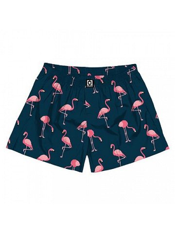HORSEFEATHERS Trenýrky Manny – flamingos BLUE velikost XXL