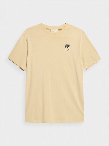 Outhorn T-Shirt OTHAW23TTSHM0854 Bílá Regular Fit