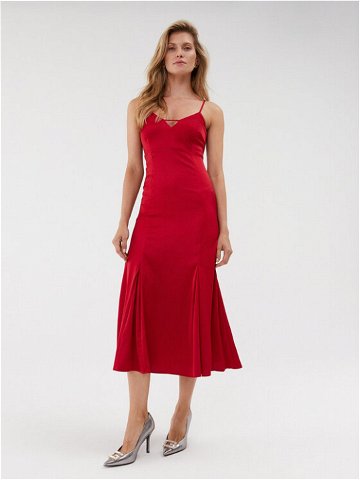 Guess Každodenní šaty W3BK0T WEFC2 Červená Regular Fit
