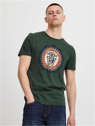 Blend T-Shirt 20715769 Zelená Regular Fit