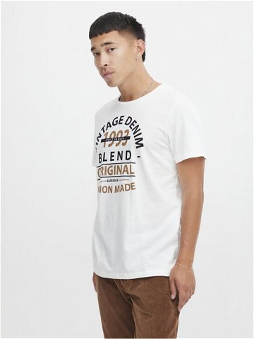 Blend T-Shirt 20715749 Bílá Regular Fit