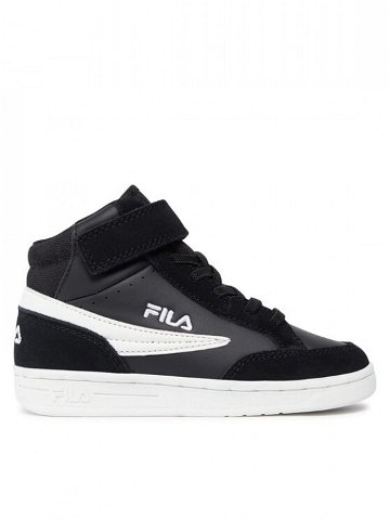 Fila Sneakersy Crew Velcro Mid Kids FFK0122 80010 Černá