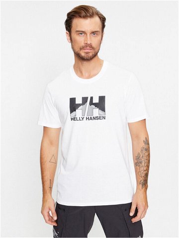 Helly Hansen T-Shirt Nord Graphic 62978 Bílá Regular Fit